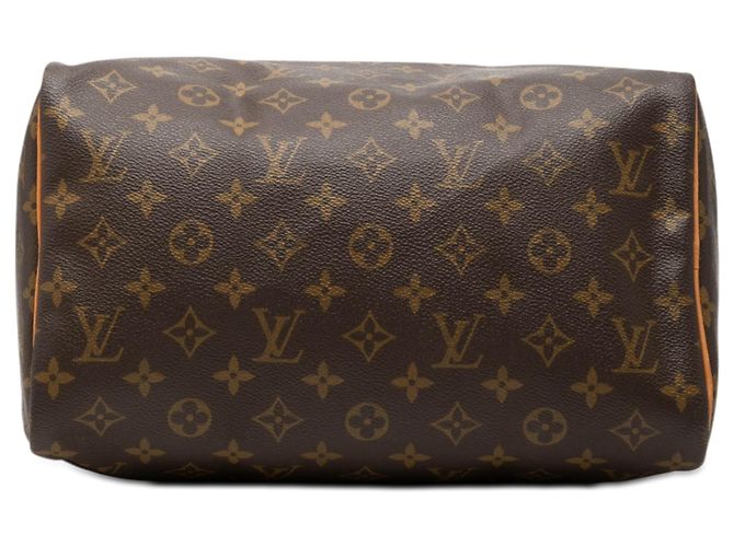 Louis Vuitton Brown Monogram Speedy 30 Marrone - vista 3