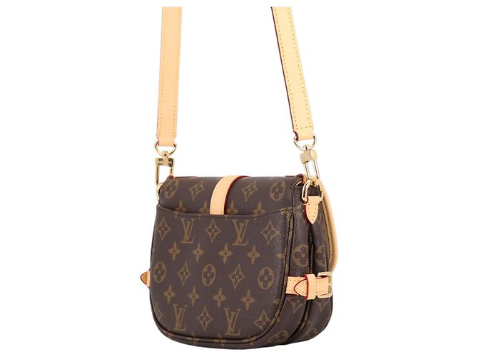 Louis Vuitton Brown Monogram Saumur BB Castaño - vista 2