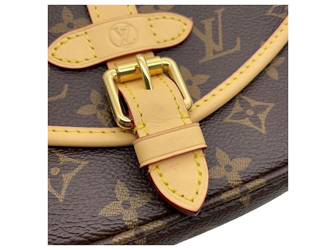 Louis Vuitton Brown Monogram Saumur BB Castaño - vista 8