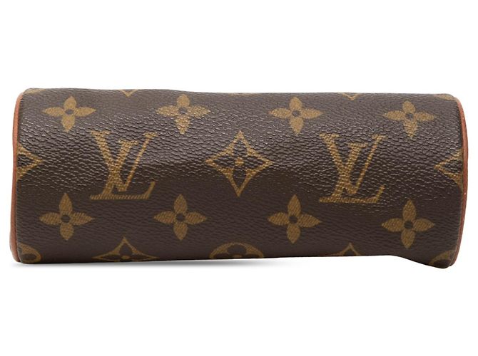 Louis Vuitton Pochette Papillon Monogram Castanho Marrom - vista 3