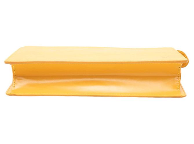 Louis Vuitton Yellow Epi Pochette Homme Giallo - vista 3