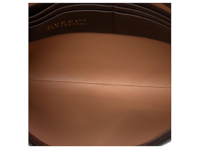 Clutch Gucci Beige Canvas 100 Centennial Music is Mine - vista 4