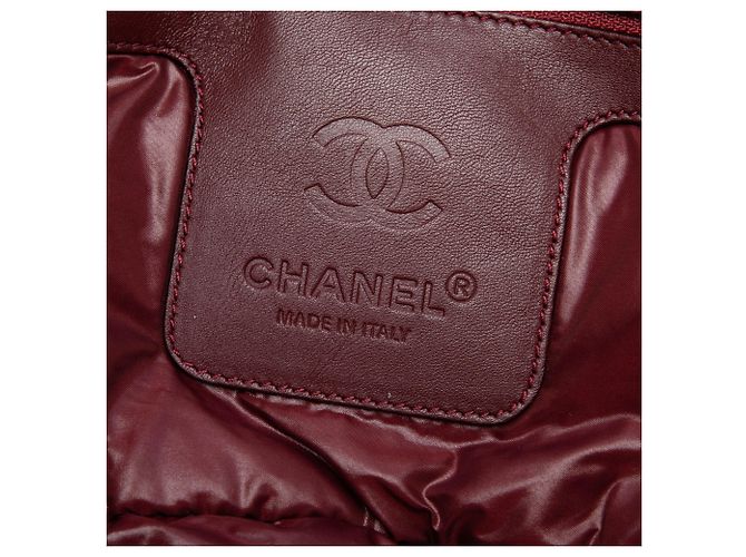 Chanel Black Large Quilted Nylon Reversible Coco Cocoon Tote Schwarz - Ansicht 5