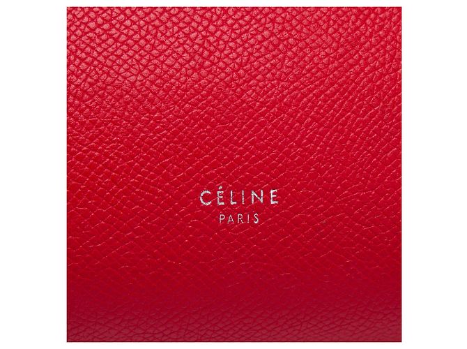 Belt Bag Céline Bolsa de cintura Celine em couro de bezerro micro grão vermelho - vista 5
