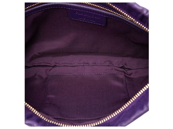 Autre Marque Clutch Dior Cannage Rose in vitello viola Porpora Viola scuro - vista 4