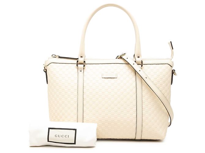 Bolso Gucci Joy Small Microguccissima Blanco - vista 7