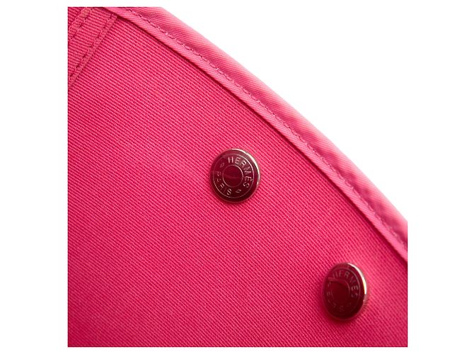Hermès Pink Toile Cabag Elan PM Rosa - vista 5