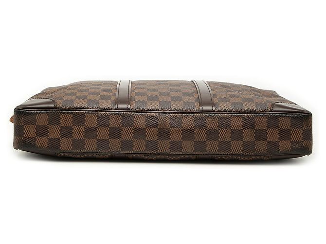 Louis Vuitton Brown Damier Ebene Porte Documents Voyage PM Marrone - vista 3