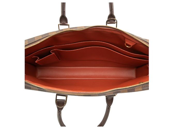 Louis Vuitton Brown Damier Ebene Porte Documents Voyage PM Marrone - vista 4