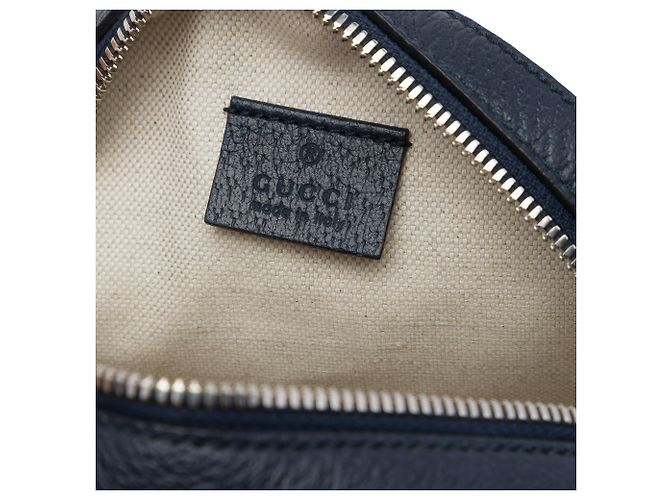 Borsa a tracolla rotonda retro Gucci in tela GG rosa - vista 5