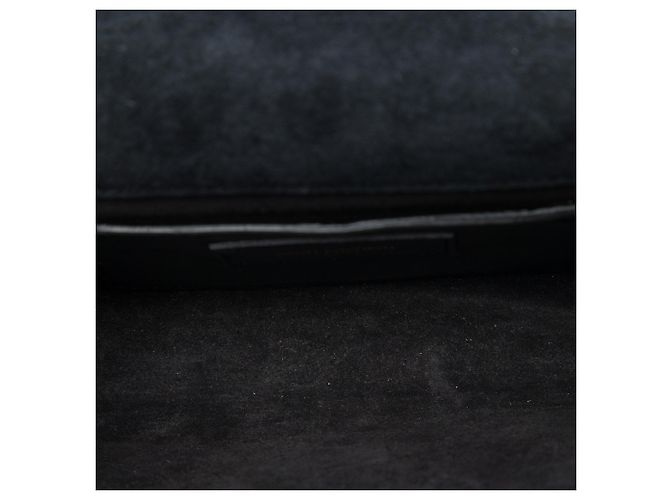 Autre Marque Saint Laurent Silver Small Metallic Calfskin Monogram Kate Tassel Crossbody Argenté - vue 4