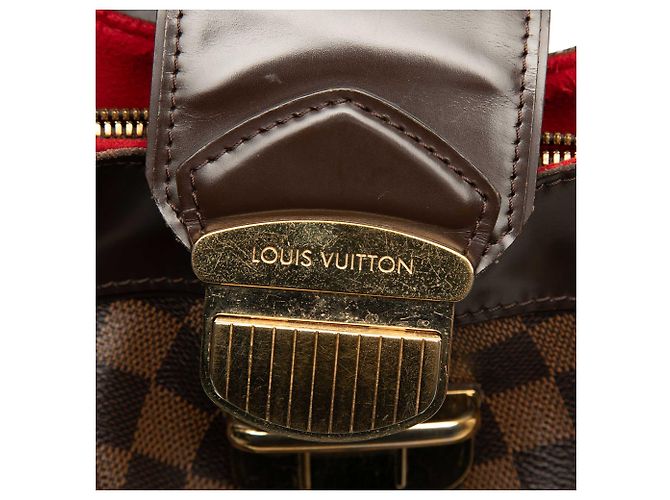 Louis Vuitton Brown Damier Ebene Sistina GM Marrone - vista 5