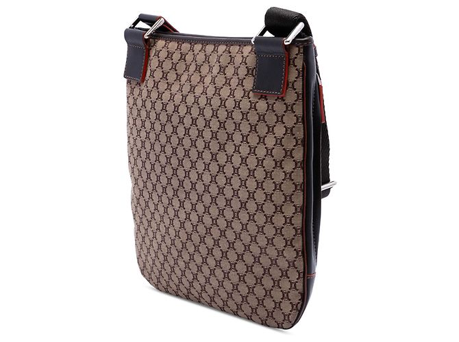 Céline Borsa a tracolla Celine Beige Macadam Canvas - vista 2