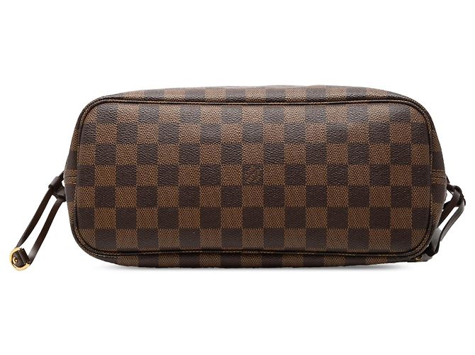 Louis Vuitton Brown Damier Ebene Neverfull PM Marrom - vista 3