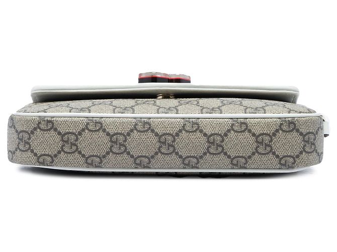 Gucci Mini Borsa a Tracolla Dice GG Supreme Beige - vista 3