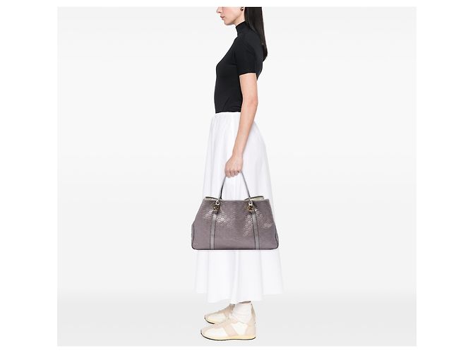Bolso Tote Gucci Purple Large Metallic Guccissima Twins Púrpura - vista 5