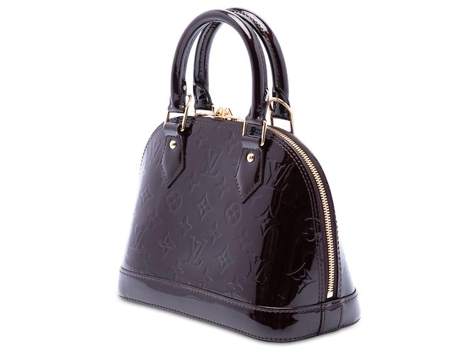 Louis Vuitton Purple Monogram Vernis Alma BB Lila - Ansicht 2