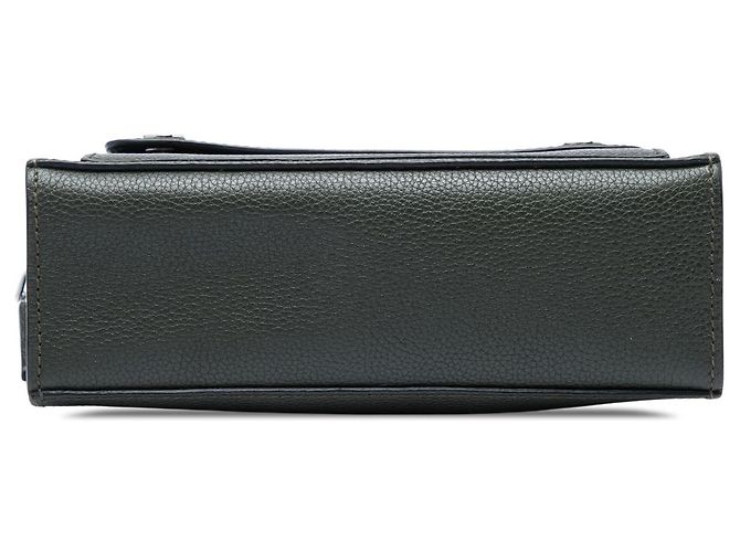 Bolsa crossbody Prada em couro granulado marrom Caqui - vista 3