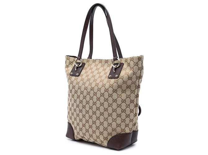 Borsa Tote Gucci Beige GG Canvas GG Charm - vista 2