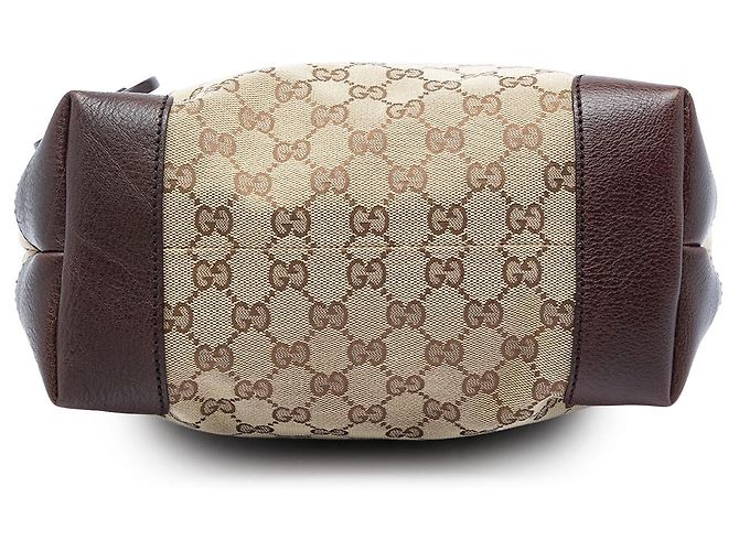 Borsa Tote Gucci Beige GG Canvas GG Charm - vista 3