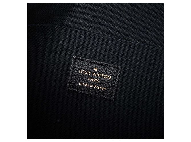 Louis Vuitton Black Monogram Empreinte Pochette Felicie Nero - vista 5
