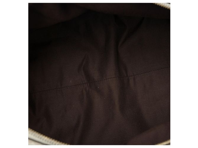 Borsa Boston Gucci in tela GG beige con Horsebit e borchie - vista 4