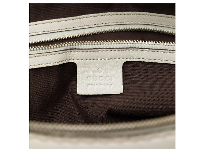 Borsa Boston Gucci in tela GG beige con Horsebit e borchie - vista 5