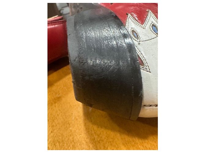 Mexicana Stivaletti Western Rossi e Bianchi Bianco Rosso - vista 8