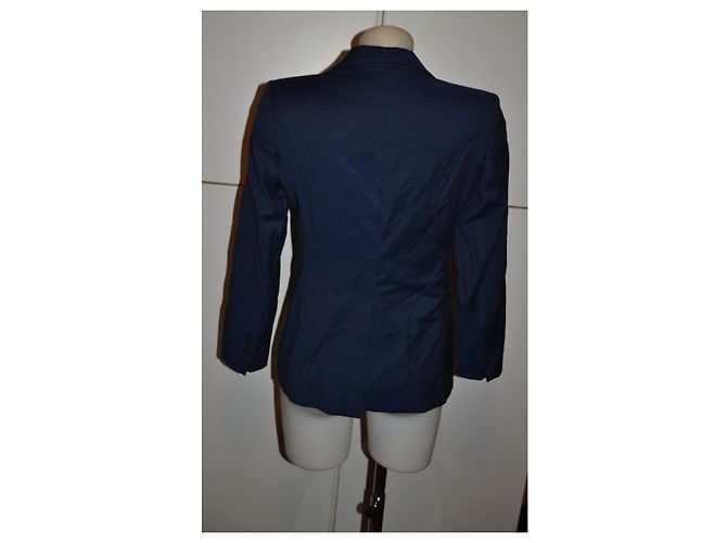 Loro Piana Einreihiger Wollblazer Blau - Ansicht 4