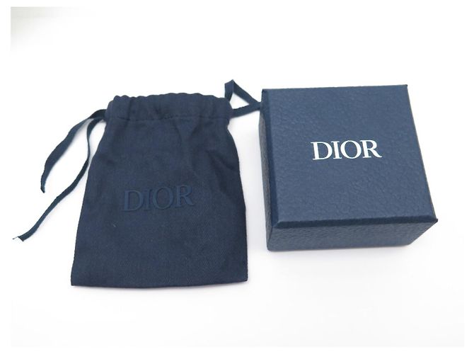 NEU CHRISTIAN DIOR PANZERKETTE CANNAGE-MUSTER 47-52 CM METALL Silber - Ansicht 8