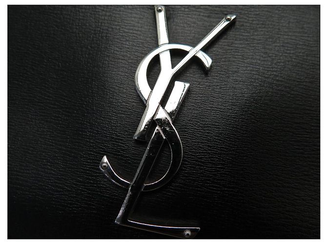 Autre Marque BORSA SAINT LAURENT SUNSET LARGE 498779 PELLE NERA TRACOLLA Nero - vista 16