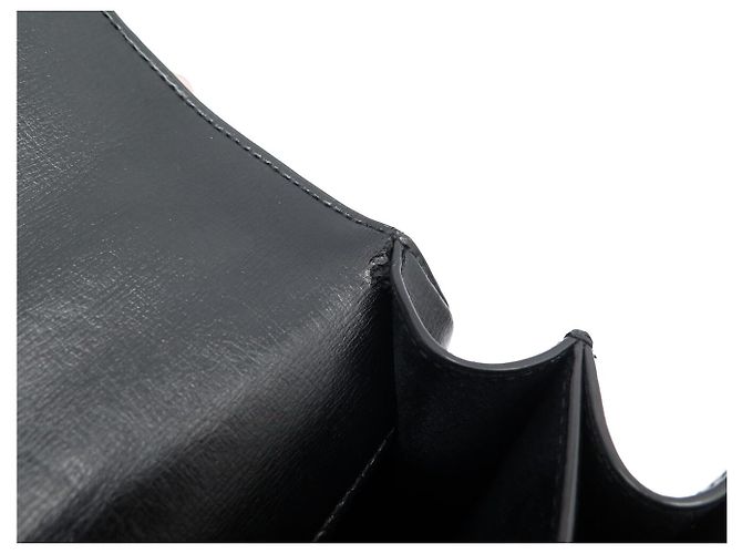 Autre Marque BORSA SAINT LAURENT SUNSET LARGE 498779 PELLE NERA TRACOLLA Nero - vista 17
