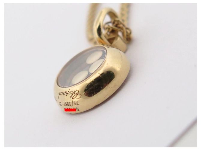 COLLIER CHOPARD HAPPY DIAMONDS 793957 DIAMANTS OR JAUNE 18K 8.15G NECKLACE D'oro - vista 10