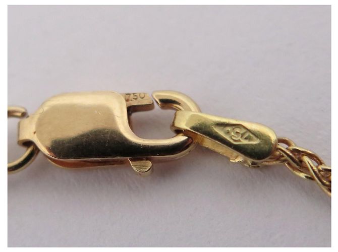COLLIER CHOPARD HAPPY DIAMONDS 793957 DIAMANTS OR JAUNE 18K 8.15G NECKLACE D'oro - vista 7