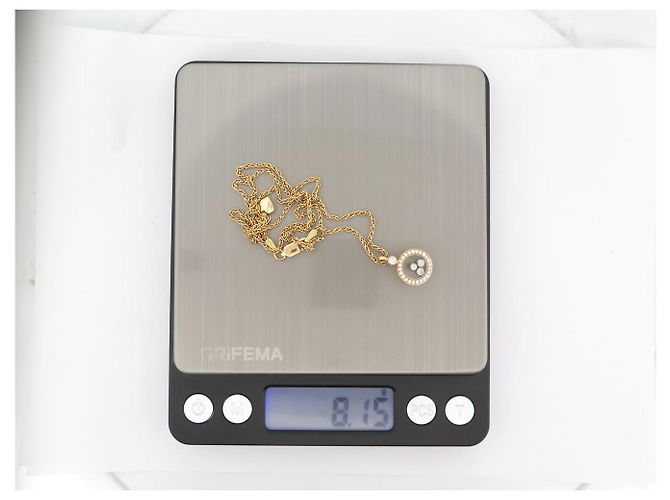 COLLIER CHOPARD HAPPY DIAMONDS 793957 DIAMANTS OR JAUNE 18K 8.15G NECKLACE D'oro - vista 9