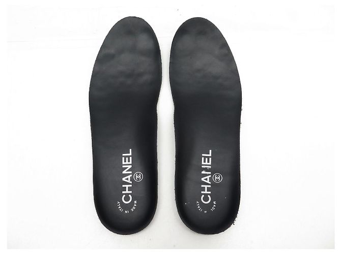 SCARPE CHANEL SNEAKERS G35063 38 PELLE BLU - vista 10