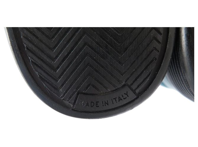 SCARPE CHANEL SNEAKERS G35063 38 PELLE BLU - vista 7