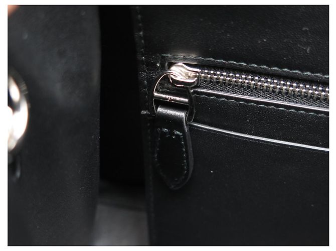 BORSA RALPH LAUREN RL50 MEDIUM 636917 IN PELLE MATELASSÉ NERA Nero - vista 10