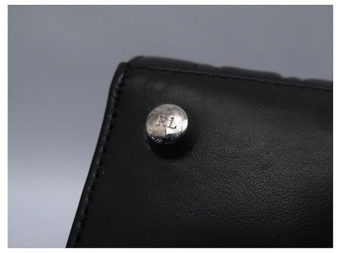 BORSA RALPH LAUREN RL50 MEDIUM 636917 IN PELLE MATELASSÉ NERA Nero - vista 15