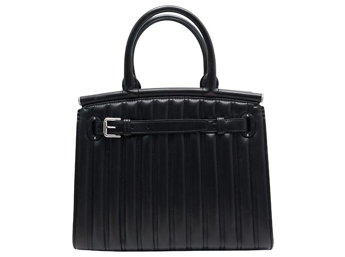 BORSA RALPH LAUREN RL50 MEDIUM 636917 IN PELLE MATELASSÉ NERA Nero - vista 2