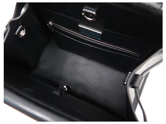 BORSA RALPH LAUREN RL50 MEDIUM 636917 IN PELLE MATELASSÉ NERA Nero - vista 7