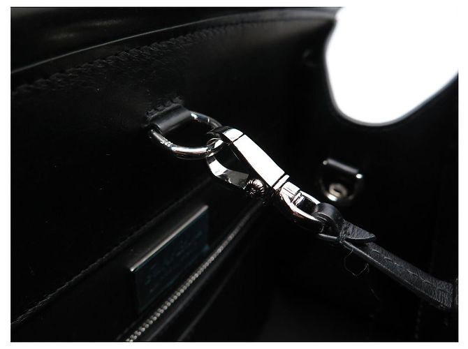 BORSA RALPH LAUREN RL50 MEDIUM 636917 IN PELLE MATELASSÉ NERA Nero - vista 8