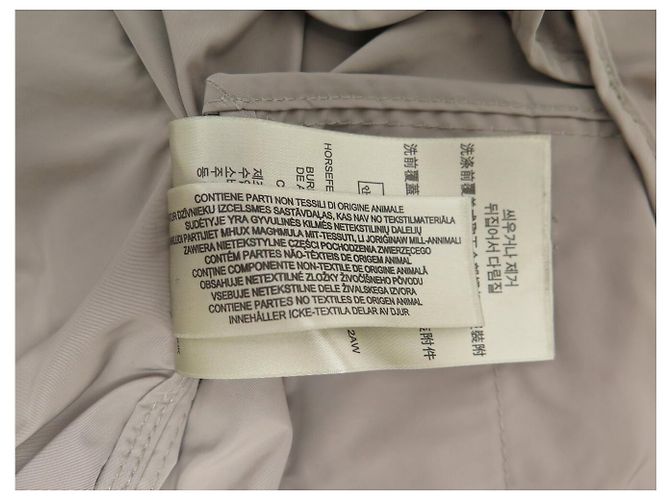 ABRIGO IMPERMEABLE BURBERRY TRENCH LARGO MEDIO BRIT 3801148 M 38 BEIGE COAT - vista 13