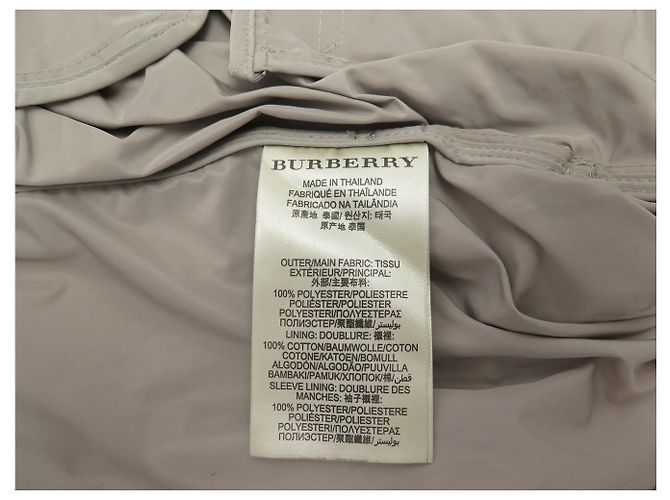 ABRIGO IMPERMEABLE BURBERRY TRENCH LARGO MEDIO BRIT 3801148 M 38 BEIGE COAT - vista 15
