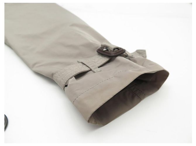 ABRIGO IMPERMEABLE BURBERRY TRENCH LARGO MEDIO BRIT 3801148 M 38 BEIGE COAT - vista 16