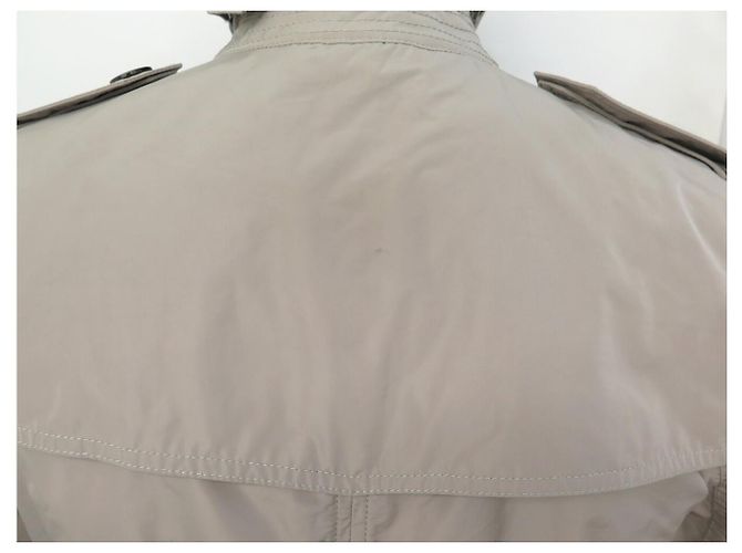 ABRIGO IMPERMEABLE BURBERRY TRENCH LARGO MEDIO BRIT 3801148 M 38 BEIGE COAT - vista 3