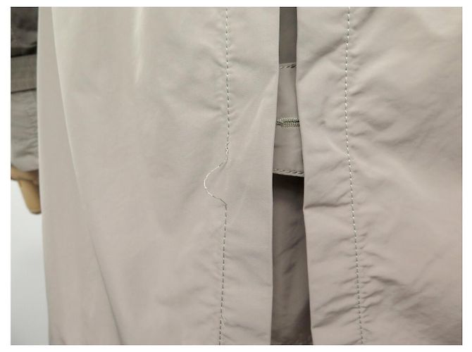 ABRIGO IMPERMEABLE BURBERRY TRENCH LARGO MEDIO BRIT 3801148 M 38 BEIGE COAT - vista 4