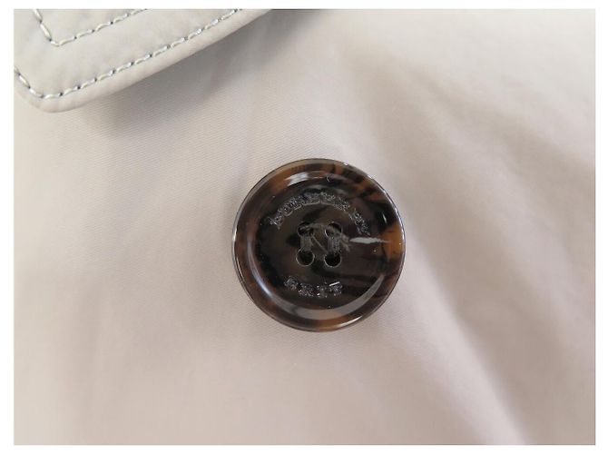 ABRIGO IMPERMEABLE BURBERRY TRENCH LARGO MEDIO BRIT 3801148 M 38 BEIGE COAT - vista 5