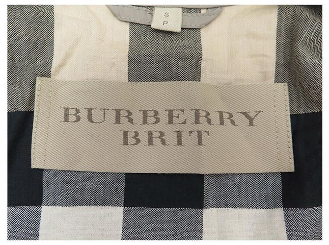 ABRIGO IMPERMEABLE BURBERRY TRENCH LARGO MEDIO BRIT 3801148 M 38 BEIGE COAT - vista 8