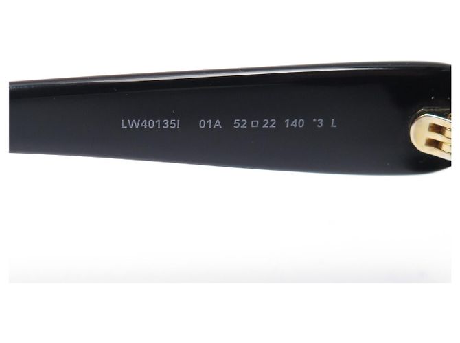 NUEVAS GAFAS DE SOL LOEWE REDONDAS NEGRAS LW401351 BLACK SUNGLASSES Negro - vista 6